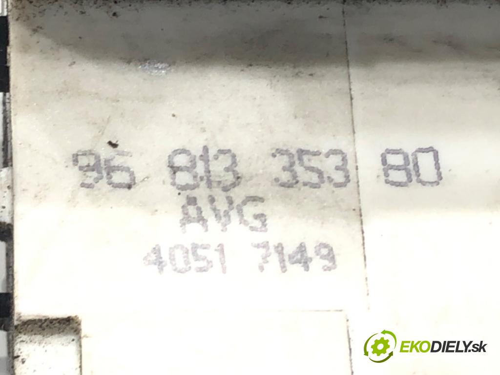 CITROEN JUMPY (VF7) 2007 - 2016    2.0 HDi 165 120 kW [163 KM] olej napędowy 2010 - 2016  zámok dveře levý přední část 9681335380