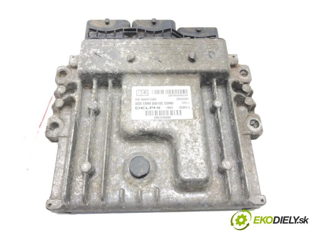CITROEN JUMPY (VF7) 2007 - 2016    2.0 HDi 165 120 kW [163 KM] olej napędowy 2010 - 2016  riadiaca jednotka Motor 9801556080 (Riadiaca jednotka)