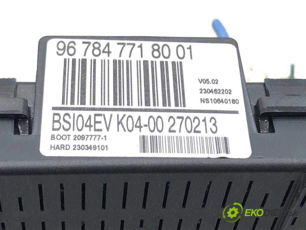 CITROEN JUMPY (VF7) 2007 - 2016    2.0 HDi 165 120 kW [163 KM] olej napędowy 2010 - 2016  modul BSI 9678477180 (Pojistkové skříňky)