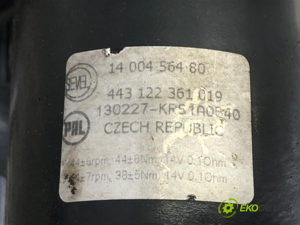 CITROEN JUMPY (VF7) 2007 - 2016    2.0 HDi 165 120 kW [163 KM] olej napędowy 2010 - 2016  Mechanizmus stieračov predný 1400456480 (Motorček stieračov predné)