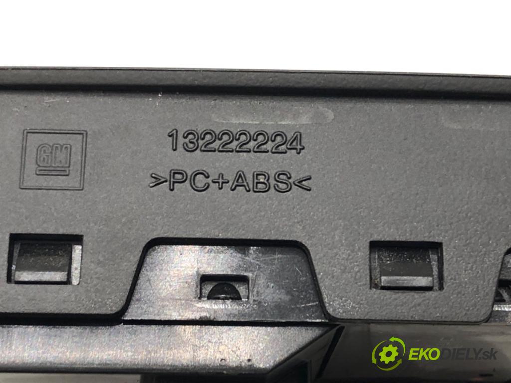 OPEL INSIGNIA A (G09) 2008 - 2017    2.0 CDTI (68) 118 kW [160 KM] olej napędowy 2008 - 2017  Prepínač okien 13301743 (Prepínač/spínač/tlačidlo a ovládač kúrenia)