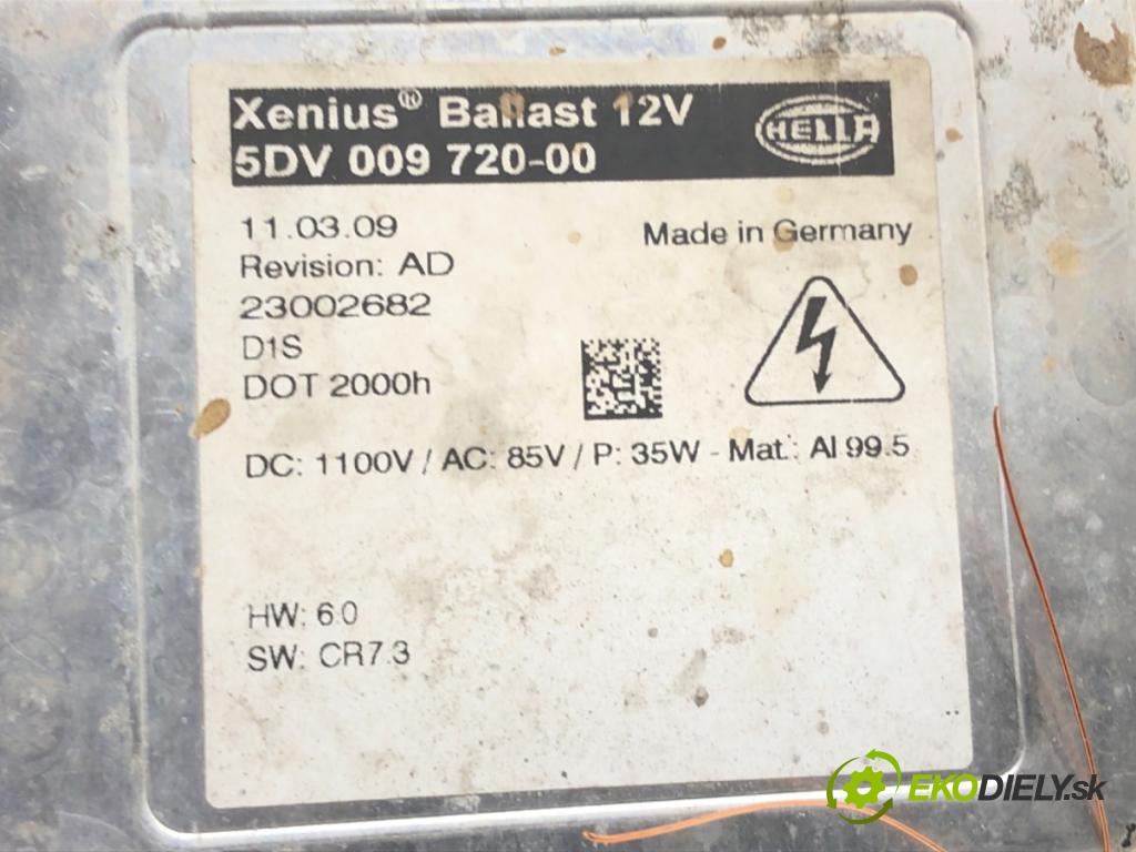 OPEL INSIGNIA A (G09) 2008 - 2017    2.0 CDTI (68) 118 kW [160 KM] olej napędowy 2008 - 2017  Menič XENON 5DV009720-00 (Riadiaca jednotka xenónu)