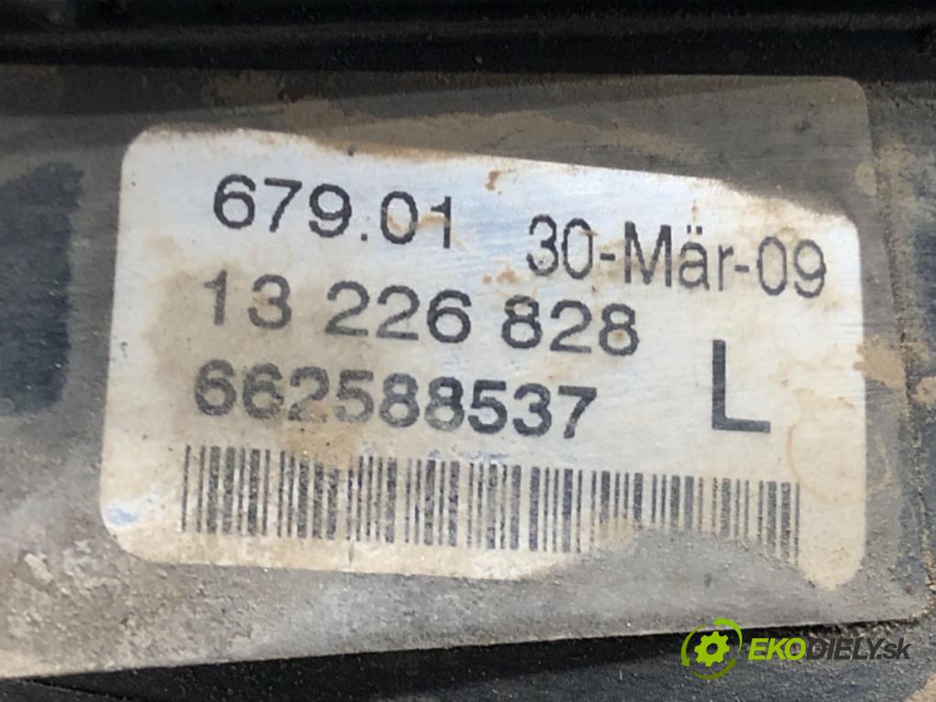 OPEL INSIGNIA A (G09) 2008 - 2017    2.0 CDTI (68) 118 kW [160 KM] olej napędowy 2008 - 2017  hmlové svetlo, hmlovka levý přední část 13226828 662588537
