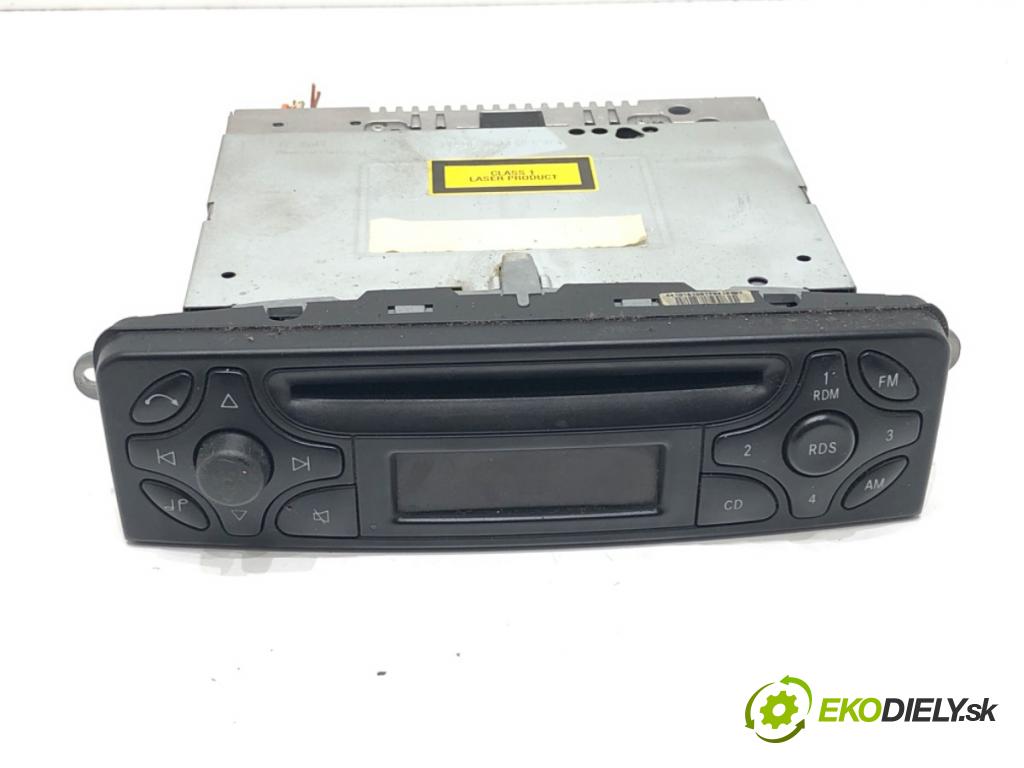 MERCEDES-BENZ KLASA C (W203) 2000 - 2007    C 200 Kompressor (203.042) 120 kW [163 KM] benzyna 2002 - 2007  RADIO A2038201786 (Audio zariadenie)