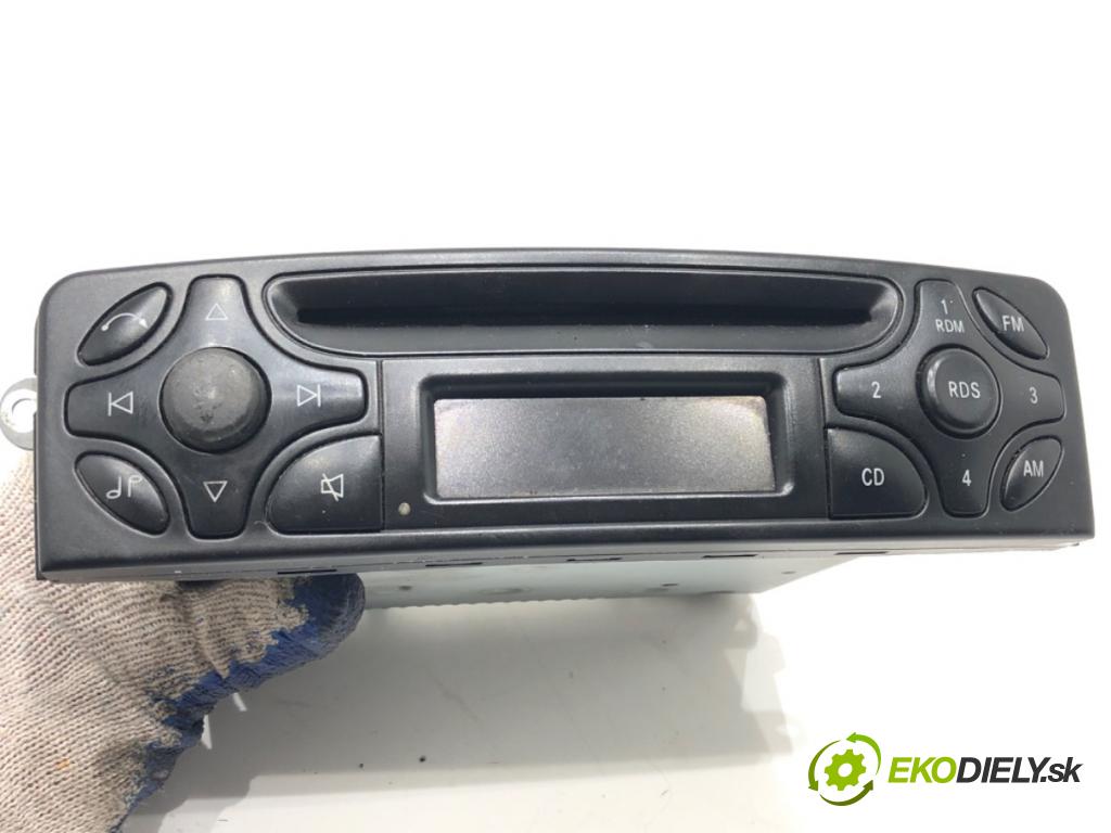 MERCEDES-BENZ KLASA C (W203) 2000 - 2007    C 200 Kompressor (203.042) 120 kW [163 KM] benzyna 2002 - 2007  RADIO A2038201786 (Audio zariadenie)