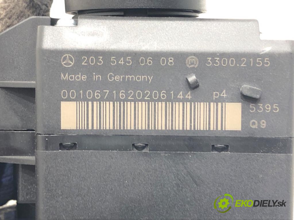 MERCEDES-BENZ KLASA C (W203) 2000 - 2007    C 200 Kompressor (203.042) 120 kW [163 KM] benzyna 2002 - 2007  spinačka 2035450608 (Spínacia skrinka a kľúč)