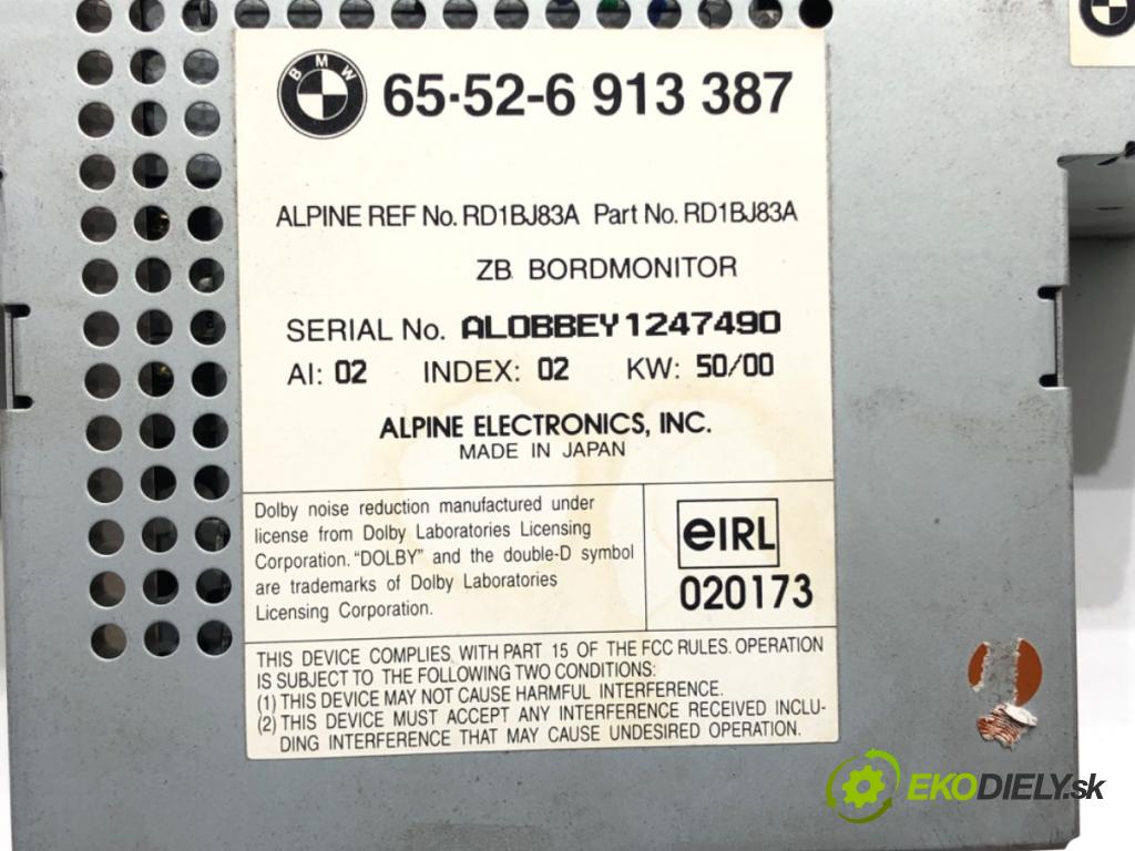 BMW 5 Touring (E39) 1996 - 2004    530 d 135 kW [184 KM] olej napędowy 1998 - 2000  RADIO 6913387 (Audio zariadenie)