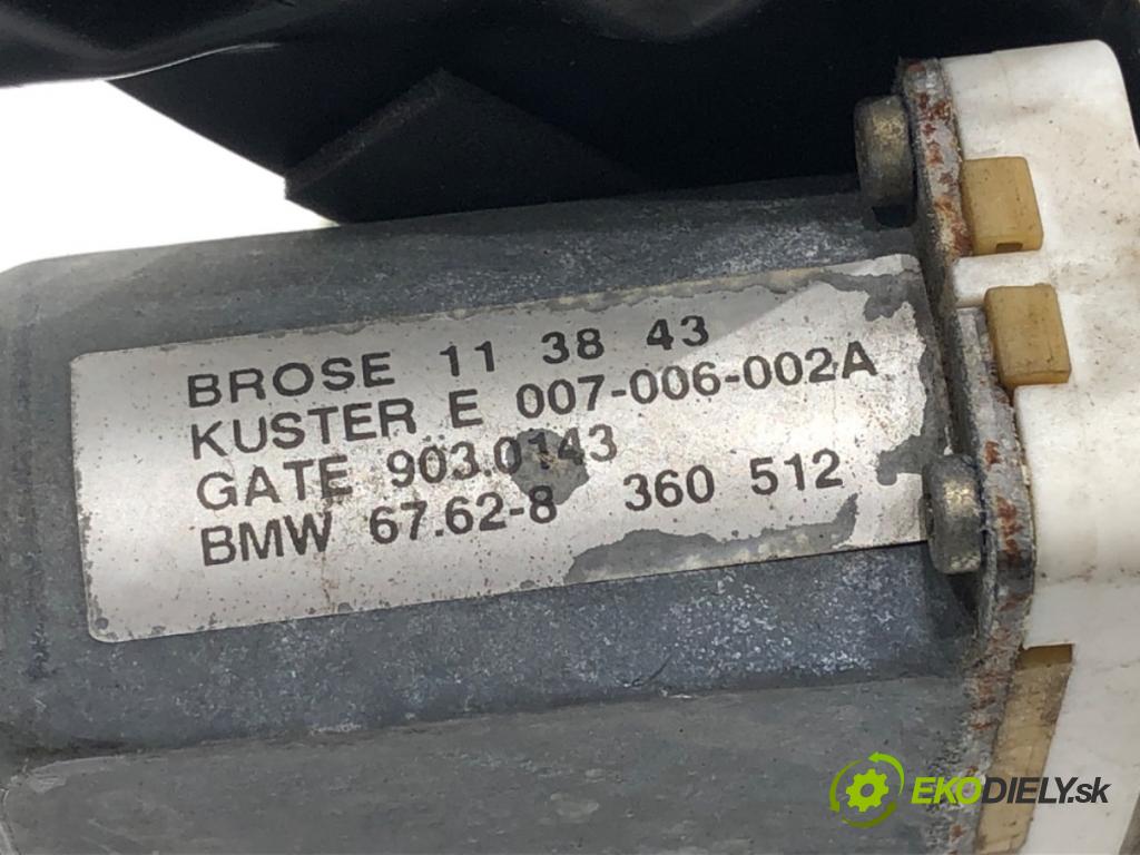 BMW 5 Touring (E39) 1996 - 2004    530 d 135 kW [184 KM] olej napędowy 1998 - 2000  mechanismus okna levý zadní část 113843