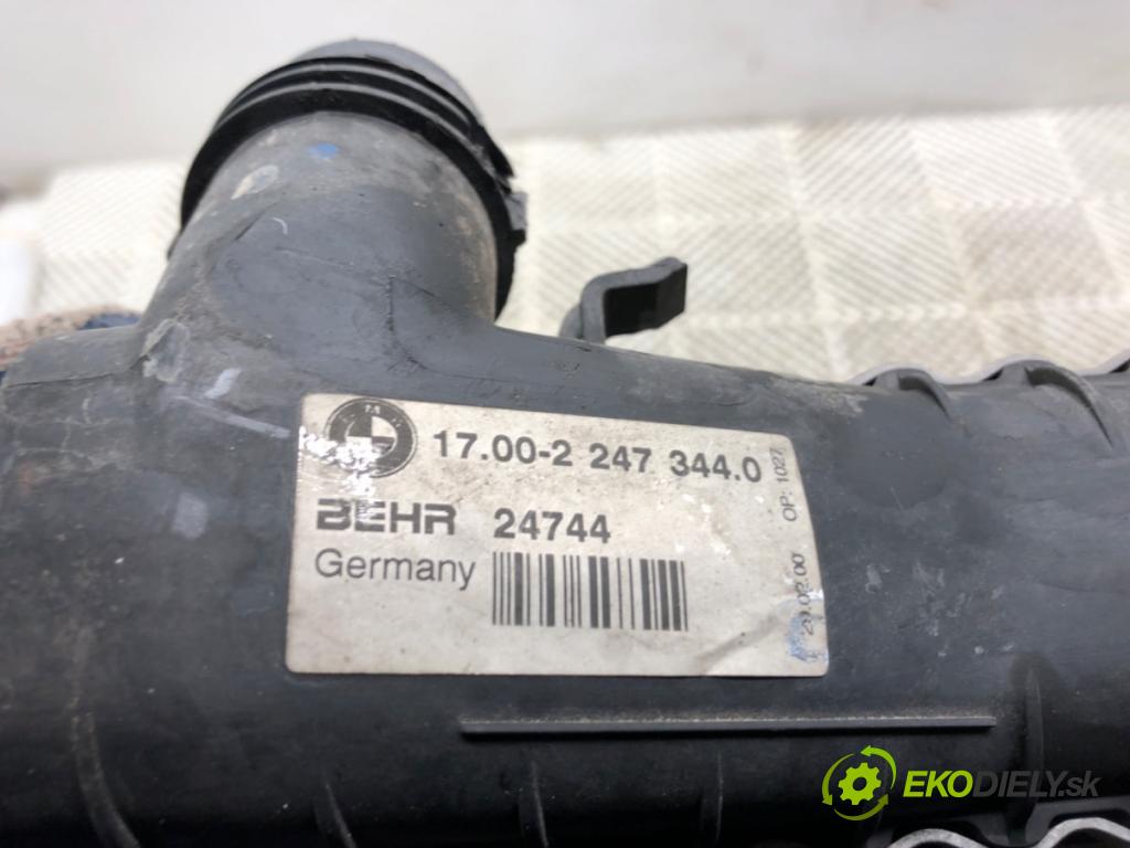 BMW 5 Touring (E39) 1996 - 2004    530 d 135 kW [184 KM] olej napędowy 1998 - 2000  Chladič vody 2247345 (Chladič vody)