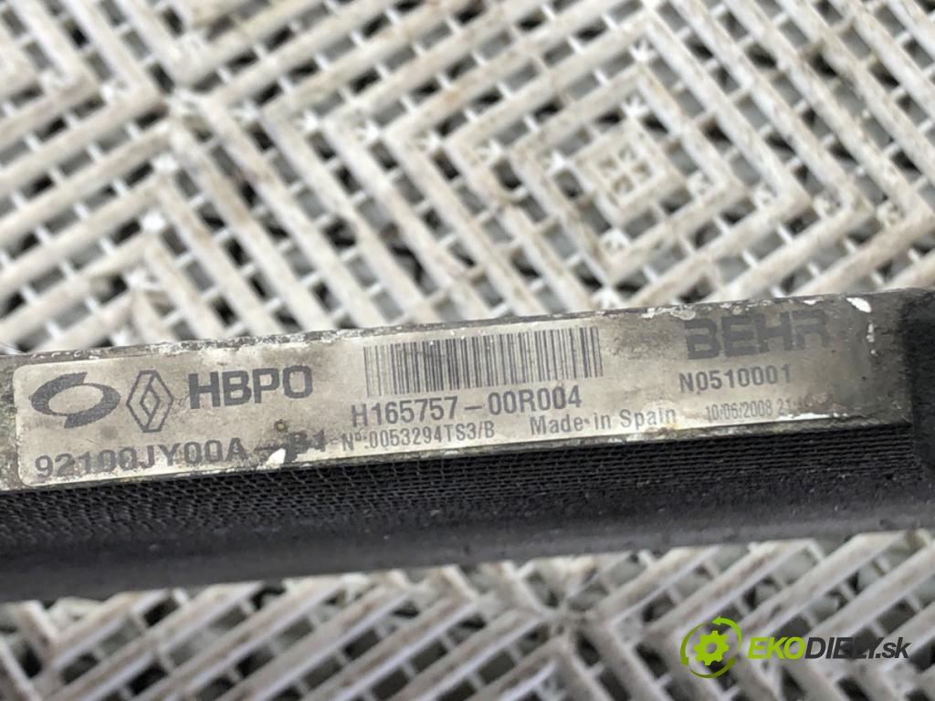 RENAULT KOLEOS I (HY_) 2008 - 2022    2.0 dCi 4x4 (HY0B) 127 kW [173 KM] olej napędowy 2008 - 2022  Chladič klimatizácie 92100JY00A (Chladič klimatizácie)