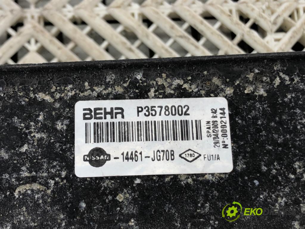 RENAULT KOLEOS I (HY_) 2008 - 2022    2.0 dCi 4x4 (HY0B) 127 kW [173 KM] olej napędowy 2008 - 2022  intercooler 14461JG70B (Chladiče nasávaného vzduchu (intercoolery))