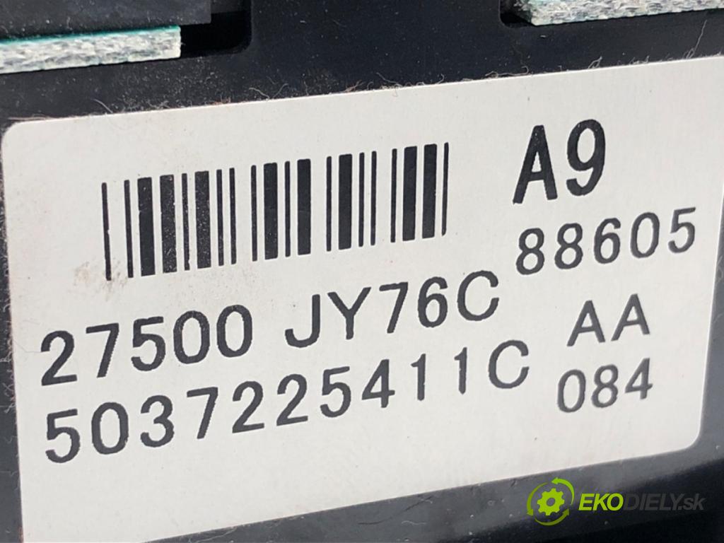 RENAULT KOLEOS I (HY_) 2008 - 2022    2.0 dCi 4x4 (HY0B) 127 kW [173 KM] olej napędowy 2008 - 2022  Panel ovládaní topení 27500JY76C (Ovládaní topení a přepínače)