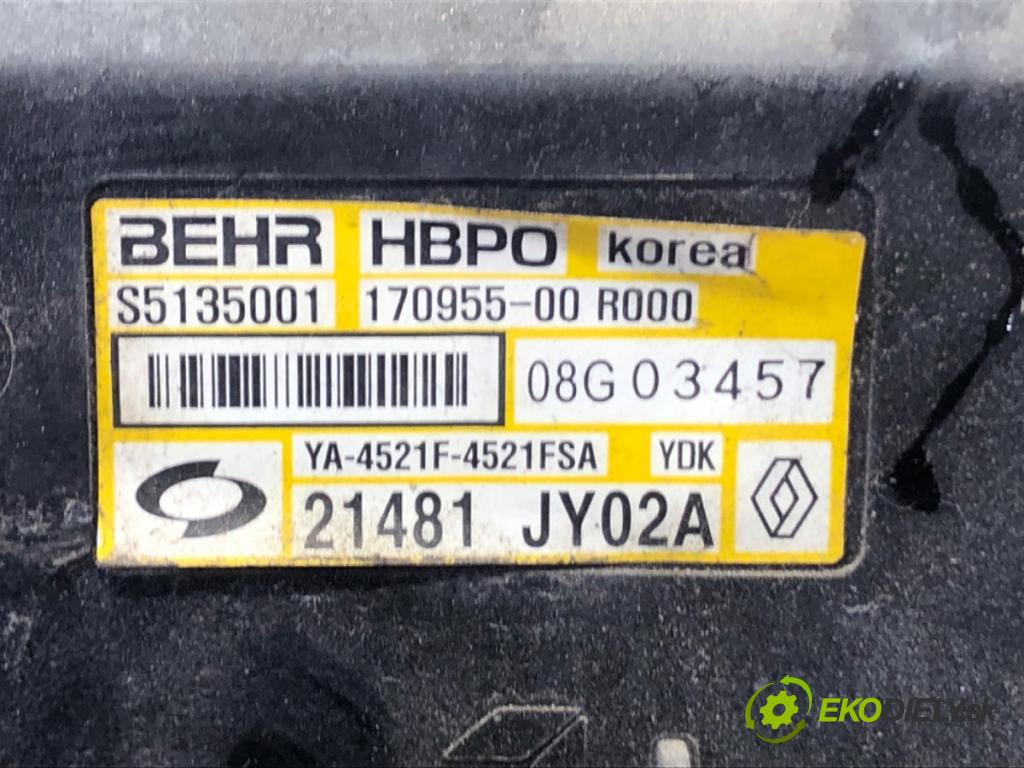 RENAULT KOLEOS I (HY_) 2008 - 2022    2.0 dCi 4x4 (HY0B) 127 kW [173 KM] olej napędowy 2008 - 2022  ventilátor chladiče 21481-JY02A (Ventilátory)