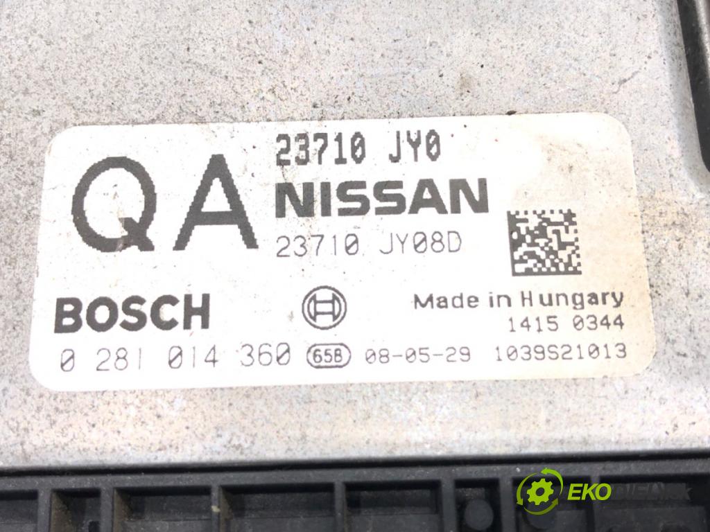 RENAULT KOLEOS I (HY_) 2008 - 2022    2.0 dCi 4x4 (HY0B) 127 kW [173 KM] olej napędowy 2008 - 2022  riadiaca jednotka Motor 0281014360 (Riadiaca jednotka)