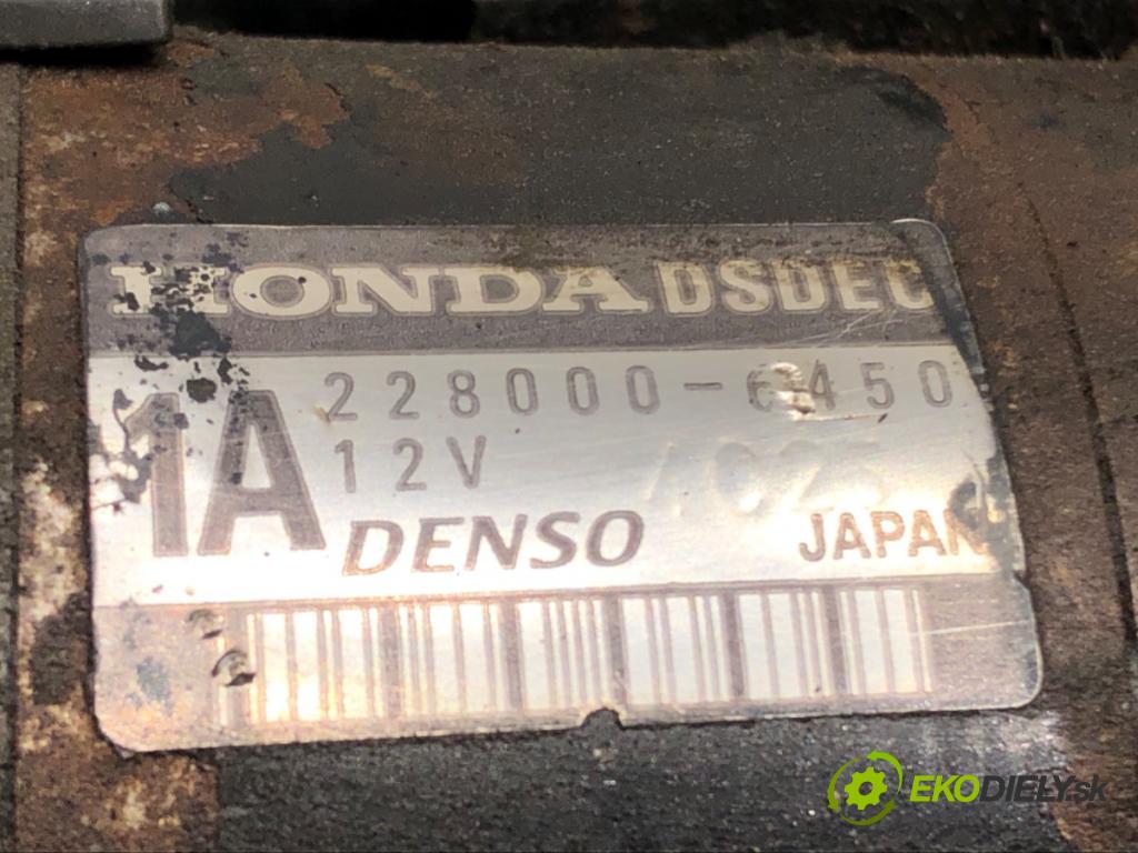HONDA CR-V I (RD) 1995 - 2002    2.0 (RD1) 98 kW [133 KM] benzyna 1999 - 2002  Štartér 228000-6450 (Štartér)