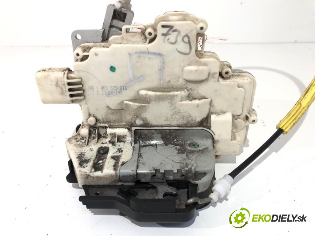 AUDI A6 C6 Avant (4F5) 2004 - 2011    3.0 TDI quattro 165 kW [225 KM] olej napędowy 2005 - 2006  zámok dveře levý zadní část 4F0839015