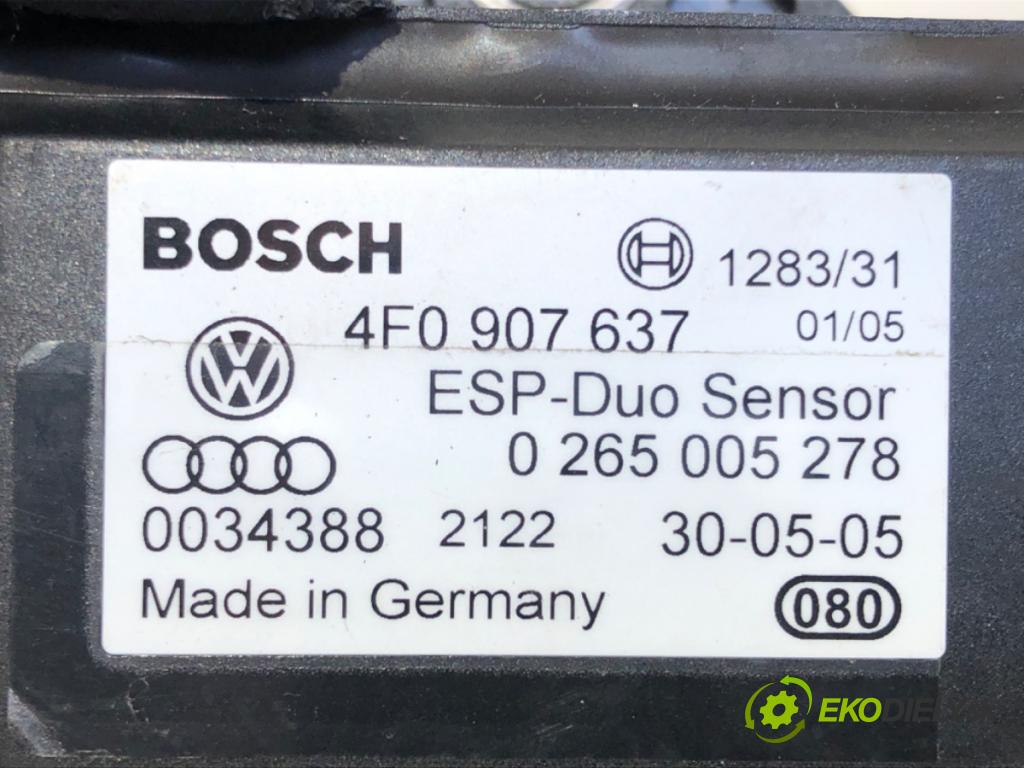 AUDI A6 C6 Avant (4F5) 2004 - 2011    3.0 TDI quattro 165 kW [225 KM] olej napędowy 2005 - 2006  snímač ESP 4F0907637