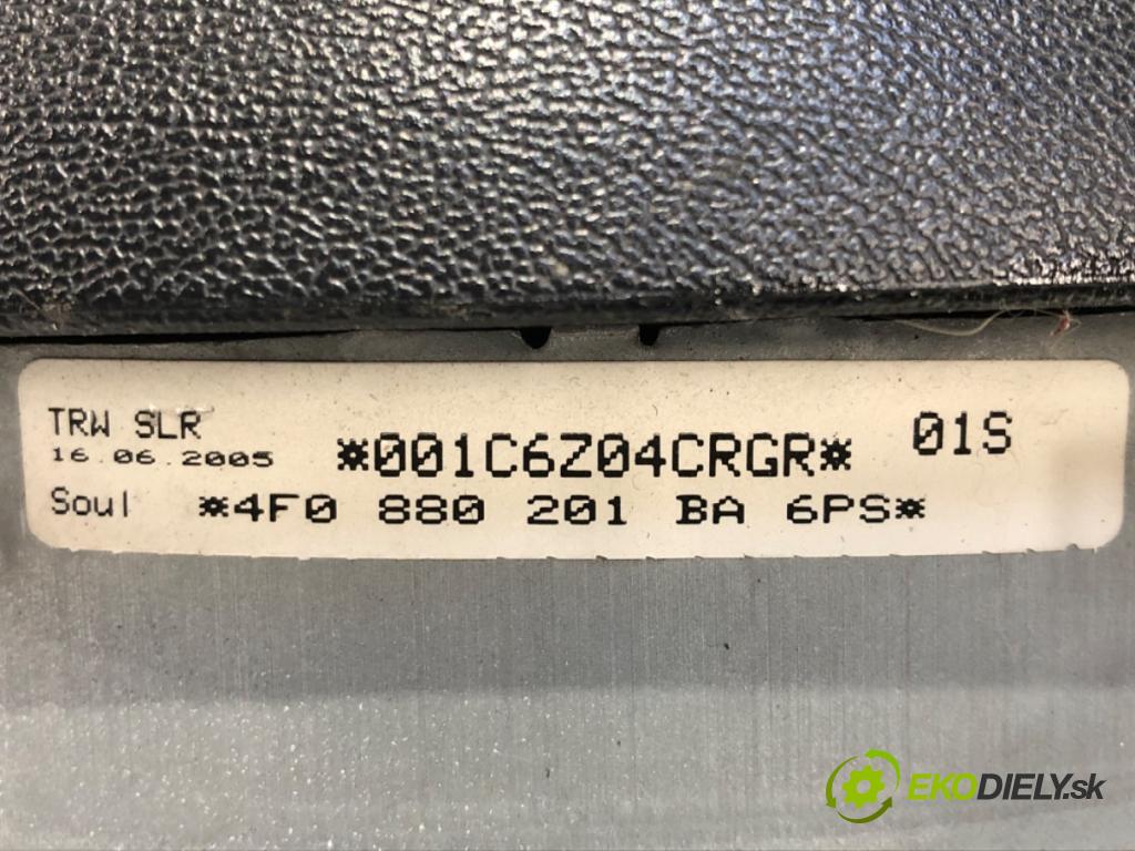 AUDI A6 C6 Avant (4F5) 2004 - 2011    3.0 TDI quattro 165 kW [225 KM] olej napędowy 2005 - 2006  AirBag volantu 4F0880201BA (Airbag)