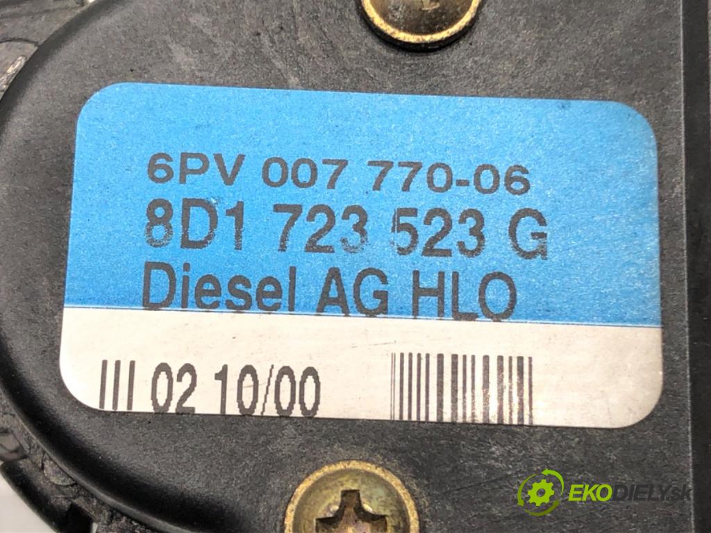 VW PASSAT B5 Variant (3B5) 1997 - 2001    2.5 TDI Syncro/4motion 110 kW [150 KM] olej napędowy 1998 - 2000  Potenciometer plynu 8D1723523G (Pedál)