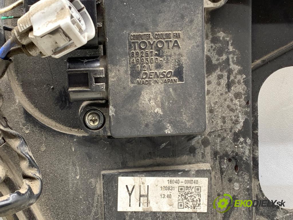 TOYOTA YARIS (_P13_) 2010 - 2022    1.5 Hybrid (NHP130_) 55 kW [75 KM] Hybryda silnik benzynowy / elektryczny 2012 - 2022  ventilátor chladiče  (Ventilátory)