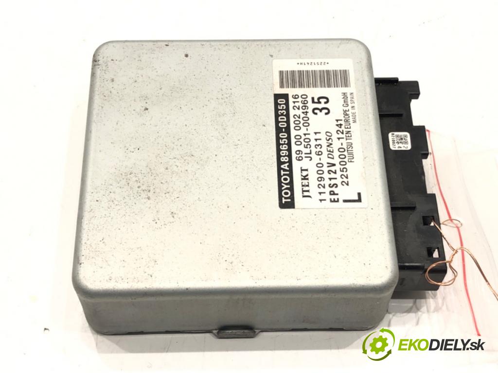 TOYOTA YARIS (_P13_) 2010 - 2022    1.5 Hybrid (NHP130_) 55 kW [75 KM] Hybryda silnik benzynowy / elektryczny 2012 - 2022  Modul servočerpadlo 89650-0D350 (Ostatné)