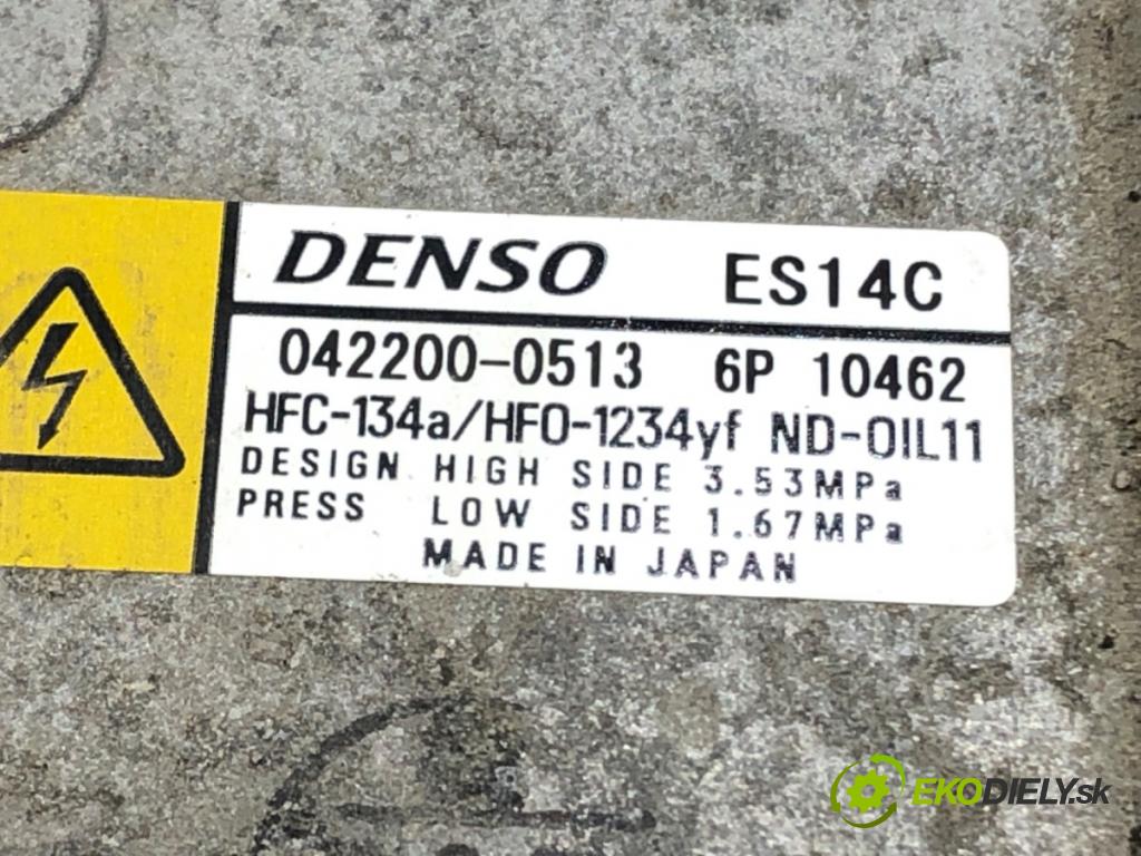 TOYOTA YARIS (_P13_) 2010 - 2022    1.5 Hybrid (NHP130_) 55 kW [75 KM] Hybryda silnik benzynowy / elektryczny 2012 - 2022  Kompresor klimatizácie 042200-0513 (Kompresor klimatizácie)