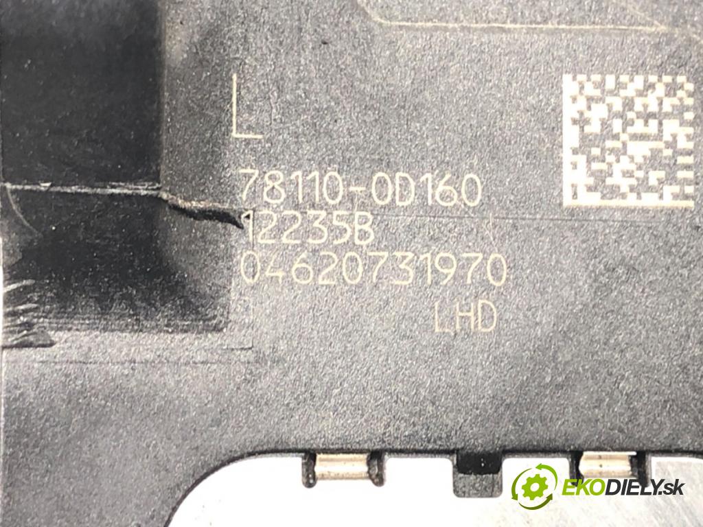 TOYOTA YARIS (_P13_) 2010 - 2022    1.5 Hybrid (NHP130_) 55 kW [75 KM] Hybryda silnik benzynowy / elektryczny 2012 - 2022  potenciometr plynového pedálu 78110-00160 (Pedály)