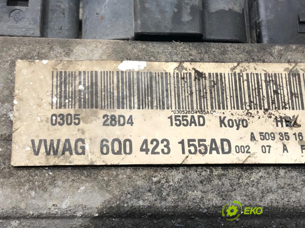 SKODA FABIA I (6Y2) 1999 - 2008    1.4 16V 55 kW [75 KM] benzyna 1999 - 2008  Pumpa servočerpadlo 6Q0423155AD (Servočerpadlo, pumpa riadenia)