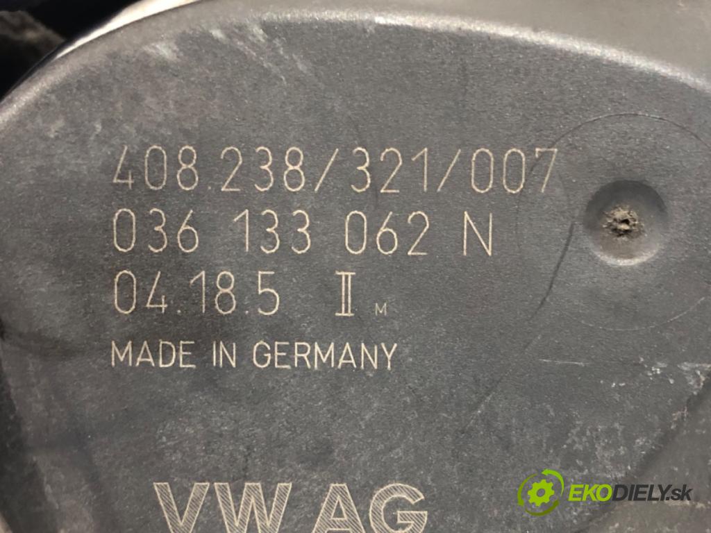 SKODA FABIA I (6Y2) 1999 - 2008    1.4 16V 55 kW [75 KM] benzyna 1999 - 2008  Škrtiaca klapka 036133062N (Škrtiaca klapka)