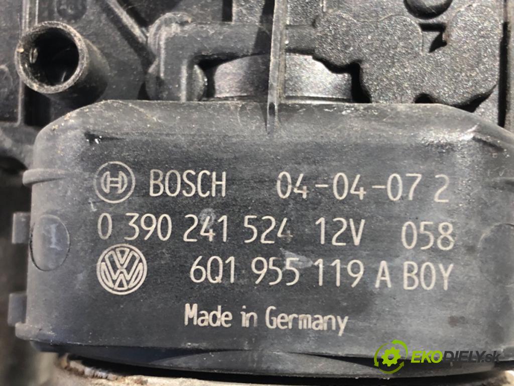 SKODA FABIA I (6Y2) 1999 - 2008    1.4 16V 55 kW [75 KM] benzyna 1999 - 2008  Mechanizmus stieračov predný 6Q1955119A (Motorček stieračov predné)