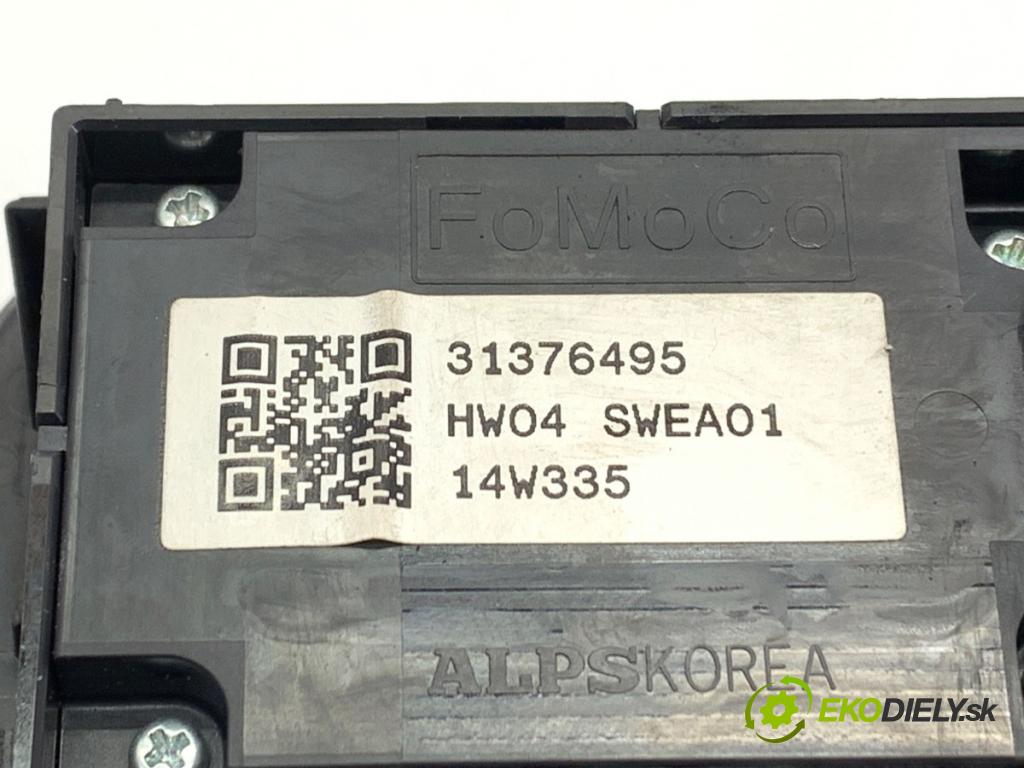 VOLVO V40 liftback (525, 526) 2012 - 2022    D4 140 kW [190 KM] olej napędowy 2014 - 2022  Prepínač okien 31376495 (Prepínač/spínač/tlačidlo a ovládač kúrenia)