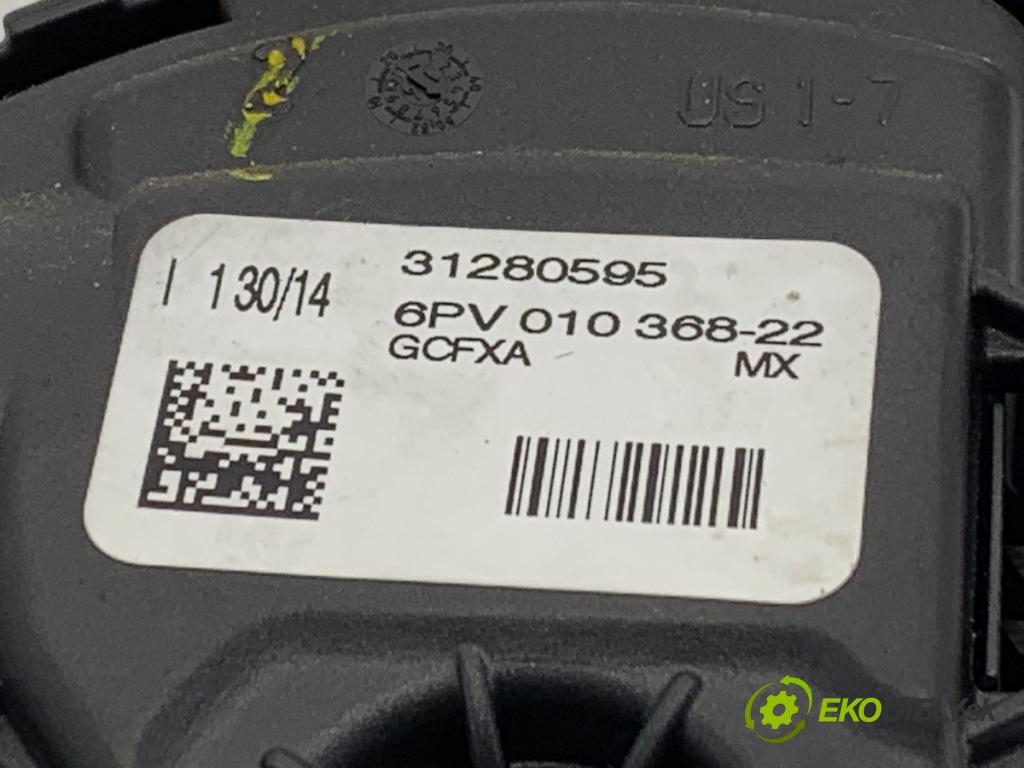 VOLVO V40 liftback (525, 526) 2012 - 2022    D4 140 kW [190 KM] olej napędowy 2014 - 2022  Potenciometer plynu 31280595 (Pedál)