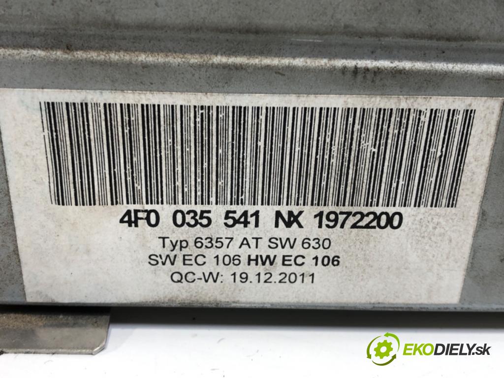 AUDI A6 C6 Avant (4F5) 2004 - 2011    3.0 TDI quattro 165 kW [225 KM] olej napędowy 2005 - 2006  TUNER radia 4E0910541L