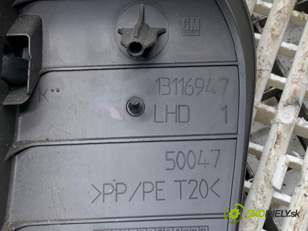 OPEL ASTRA H (A04) 2004 - 2014    1.7 CDTI (L48) 59 kW [80 KM] olej napędowy 2004 - 2010  Priehradka, kastlík spolujazdca 13116947 (Priehradka, kastlík)