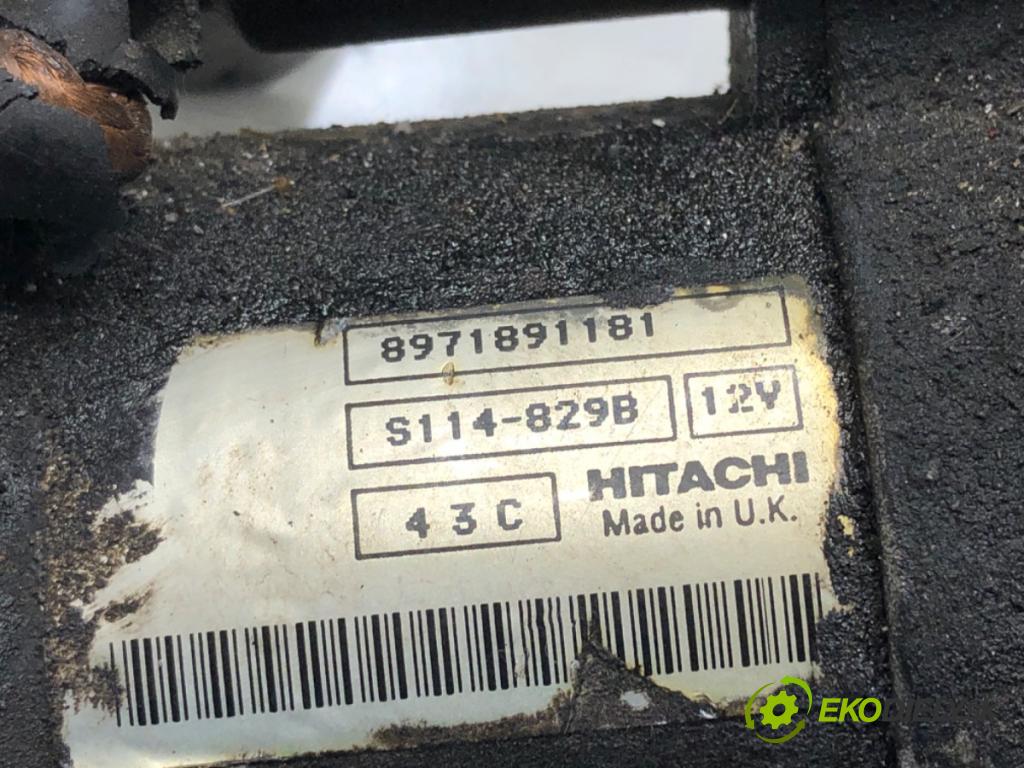 OPEL ASTRA H (A04) 2004 - 2014    1.7 CDTI (L48) 59 kW [80 KM] olej napędowy 2004 - 2010  Štartér 8971891181 (Štartér)