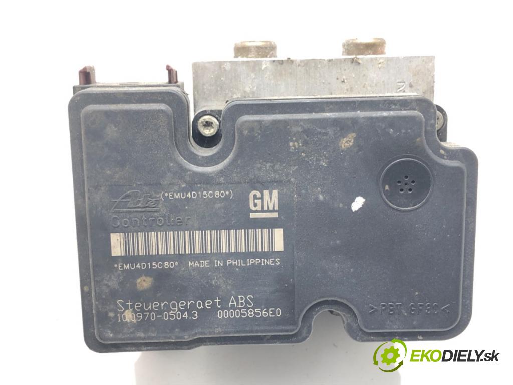 OPEL ASTRA H (A04) 2004 - 2014    1.7 CDTI (L48) 59 kW [80 KM] olej napędowy 2004 - 2010  Pumpa ABS 24447833 BE (Pumpa ABS)