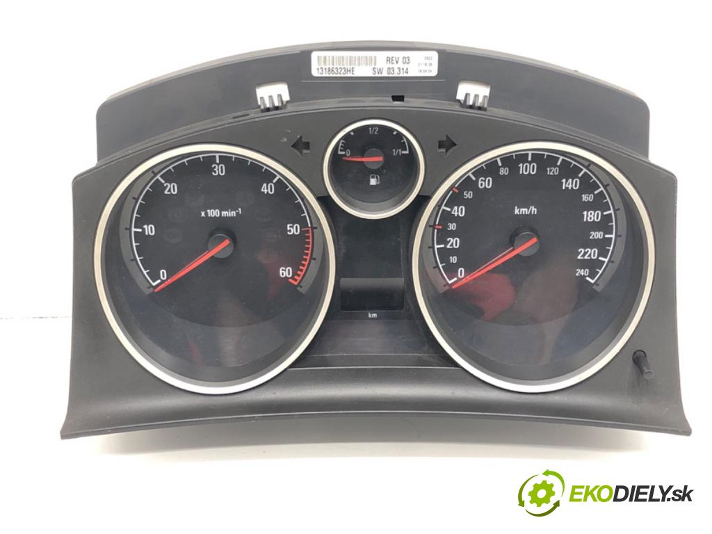 OPEL ASTRA H (A04) 2004 - 2014    1.7 CDTI (L48) 59 kW [80 KM] olej napędowy 2004 - 2010  Prístrojovka 13186323HE (Prístrojová doska, displej)