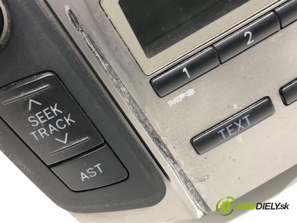 TOYOTA YARIS (_P9_) 2005 - 2014    1.33 VVT-i (NSP90_) 74 kW [100 KM] benzyna 2008 - 2011  RADIO 86120-0D490 (Audio zariadenie)