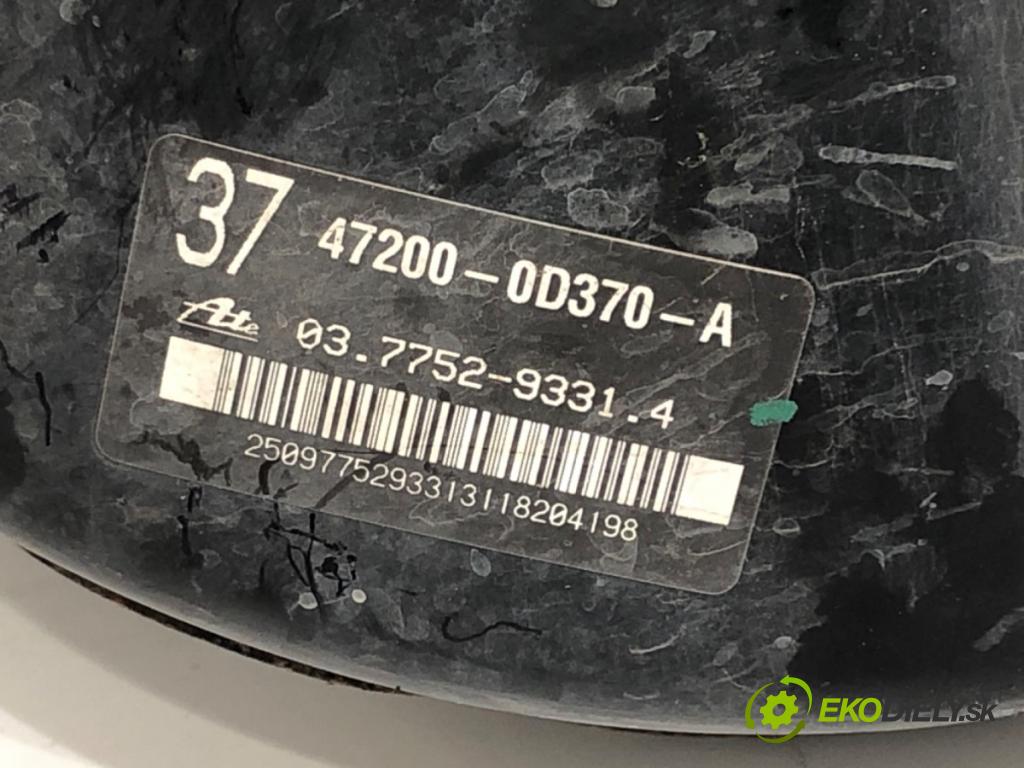 TOYOTA YARIS (_P9_) 2005 - 2014    1.33 VVT-i (NSP90_) 74 kW [100 KM] benzyna 2008 - 2011  Posilovač bŕzd 47200-0D370-A