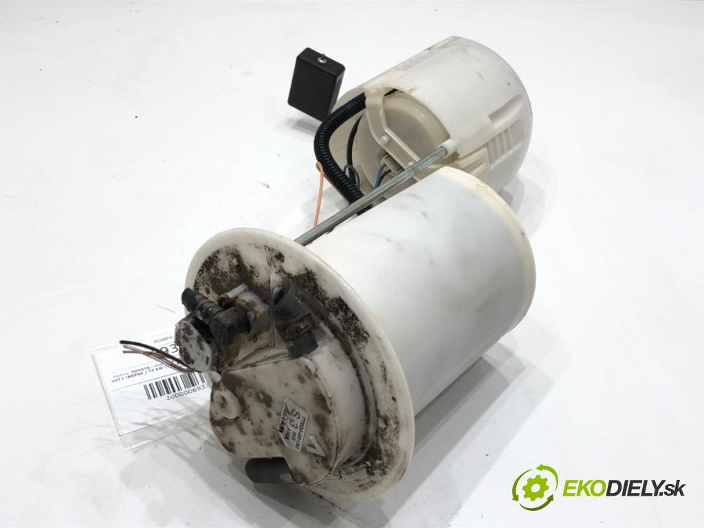 TOYOTA YARIS (_P9_) 2005 - 2014    1.33 VVT-i (NSP90_) 74 kW [100 KM] benzyna 2008 - 2011  pumpa paliva 77020-0D130