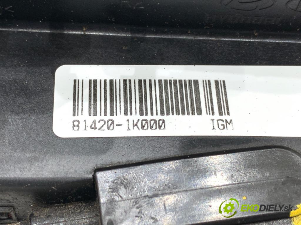 HYUNDAI ix20 (JC) 2010 - 2022    1.4 CRDi 57 kW [78 KM] olej napędowy 2011 - 2022  zámok dveře pravý zadní část 81420-1K000
