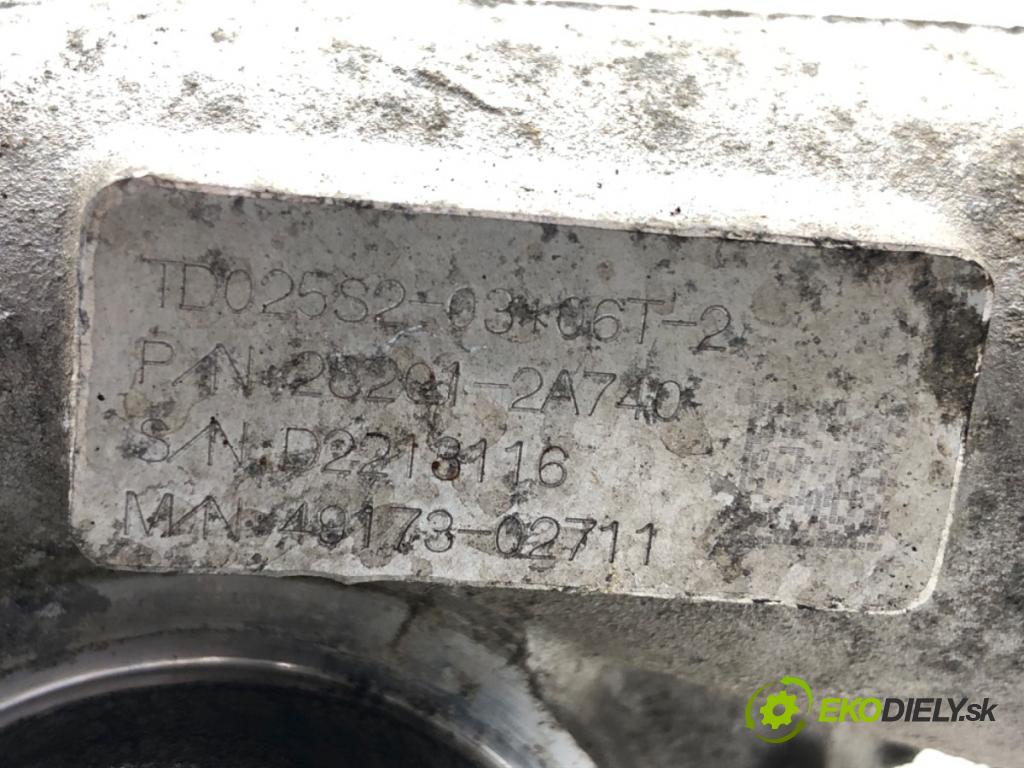 HYUNDAI ix20 (JC) 2010 - 2022    1.4 CRDi 57 kW [78 KM] olej napędowy 2011 - 2022  turbo 28201-2A740 (Turbodúchadla (kompletní))