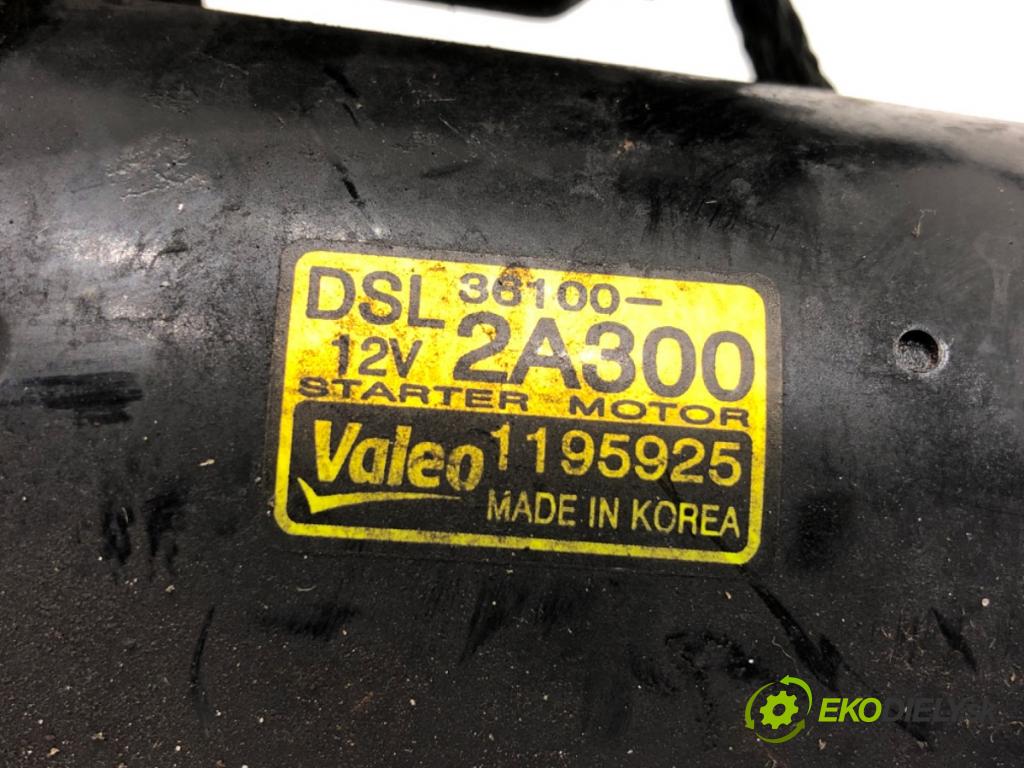 HYUNDAI ix20 (JC) 2010 - 2022    1.4 CRDi 57 kW [78 KM] olej napędowy 2011 - 2022  Štartér 36100-2A300 (Štartér)