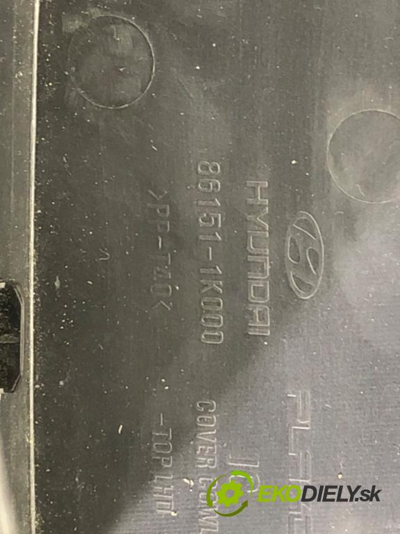 HYUNDAI ix20 (JC) 2010 - 2022    1.4 CRDi 57 kW [78 KM] olej napędowy 2011 - 2022  Torpédo, plast pod čelné okno 86151-1K000 86154-1K000 (Torpédo)