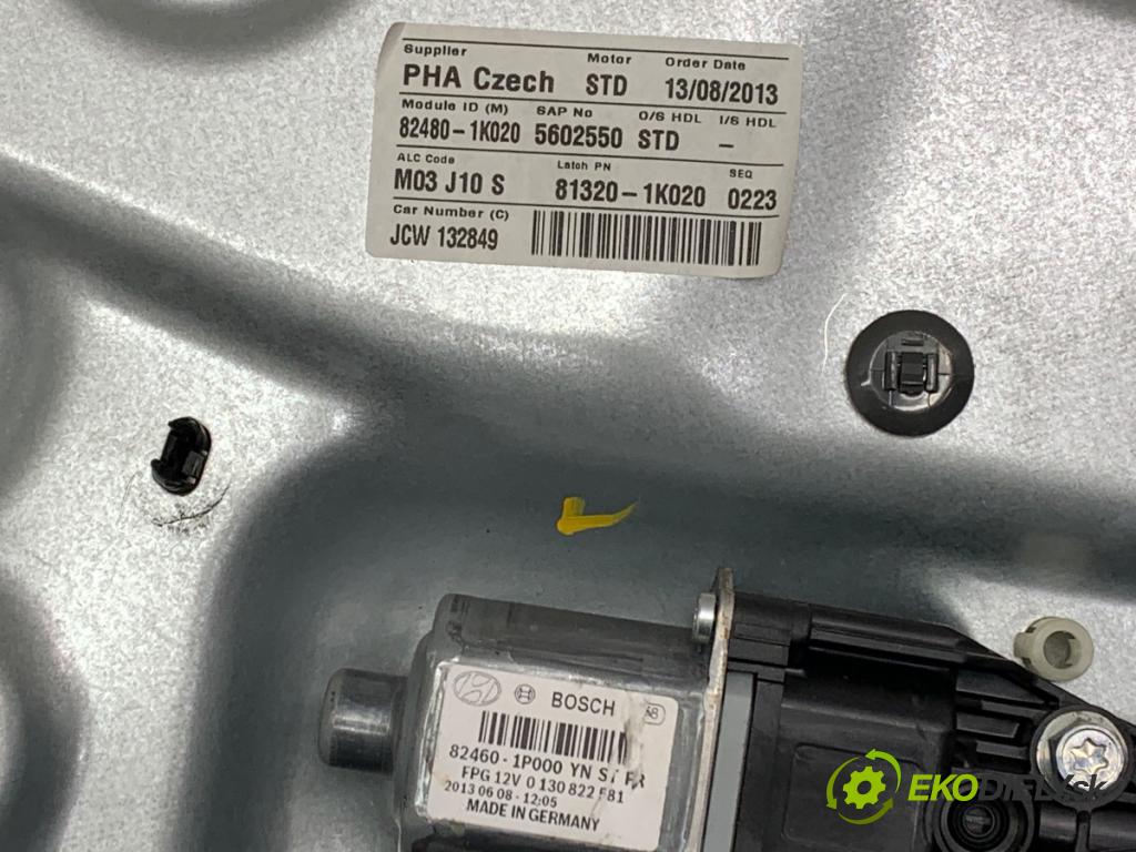 HYUNDAI ix20 (JC) 2010 - 2022    1.4 CRDi 57 kW [78 KM] olej napędowy 2011 - 2022  mechanismus okna pravý přední část 82480-1K020