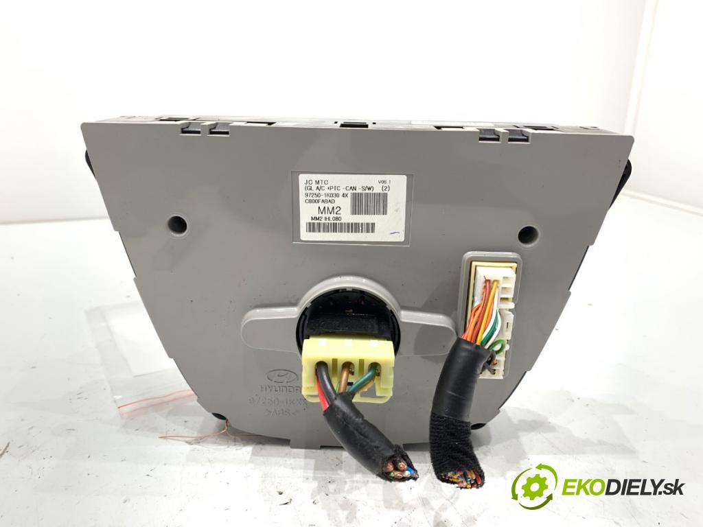 HYUNDAI ix20 (JC) 2010 - 2022    1.4 CRDi 57 kW [78 KM] olej napędowy 2011 - 2022  Panel ovládania kúrenia 97250-1K030 (Prepínač/spínač/tlačidlo a ovládač kúrenia)