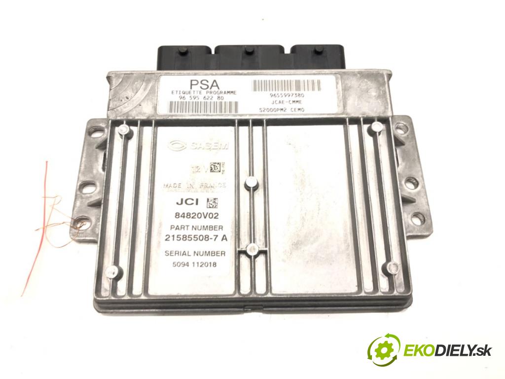 CITROEN C5 II (RC_) 2004 - 2022    1.8 16V (RC6FZB) 85 kW [116 KM] benzyna 2004 - 2005  riadiaca jednotka Motor 9659562280 (Riadiaca jednotka)