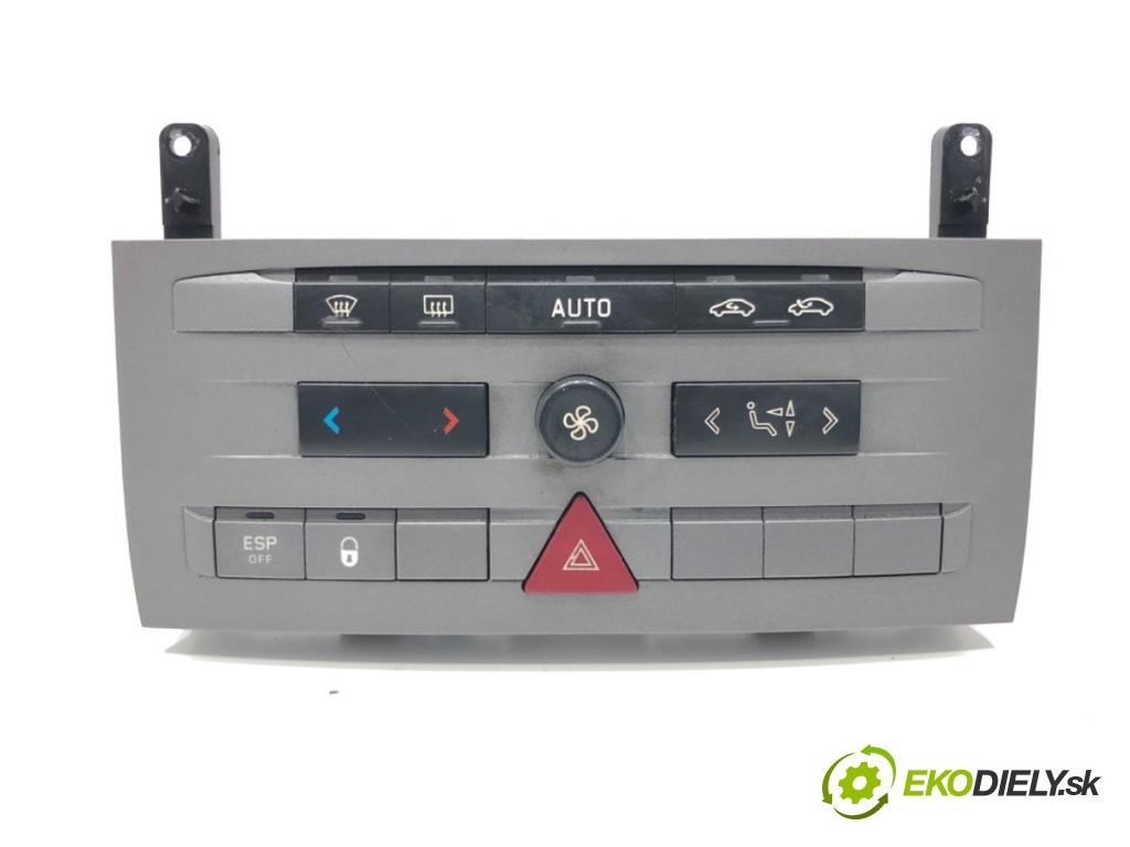 CITROEN C5 II (RC_) 2004 - 2022    1.8 16V (RC6FZB) 85 kW [116 KM] benzyna 2004 - 2005  Panel ovládania kúrenia 96573330YW (Prepínač/spínač/tlačidlo a ovládač kúrenia)