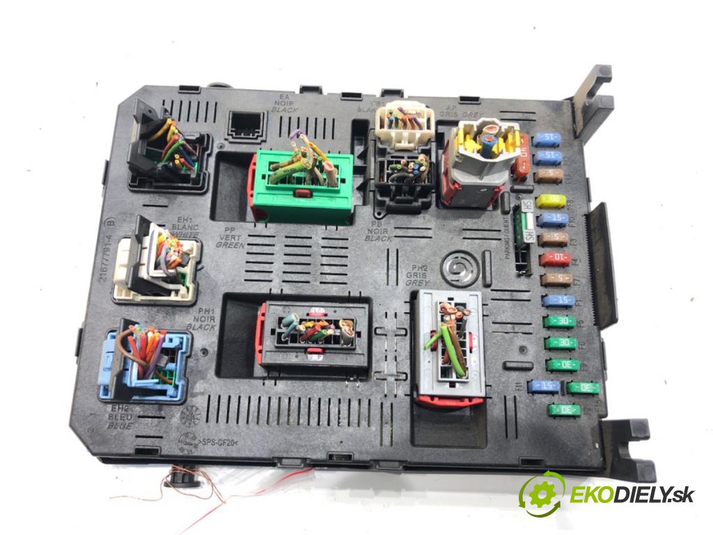 CITROEN C5 II (RC_) 2004 - 2022    1.8 16V (RC6FZB) 85 kW [116 KM] benzyna 2004 - 2005  modul BSI 9660105980 (Pojistkové skříňky)