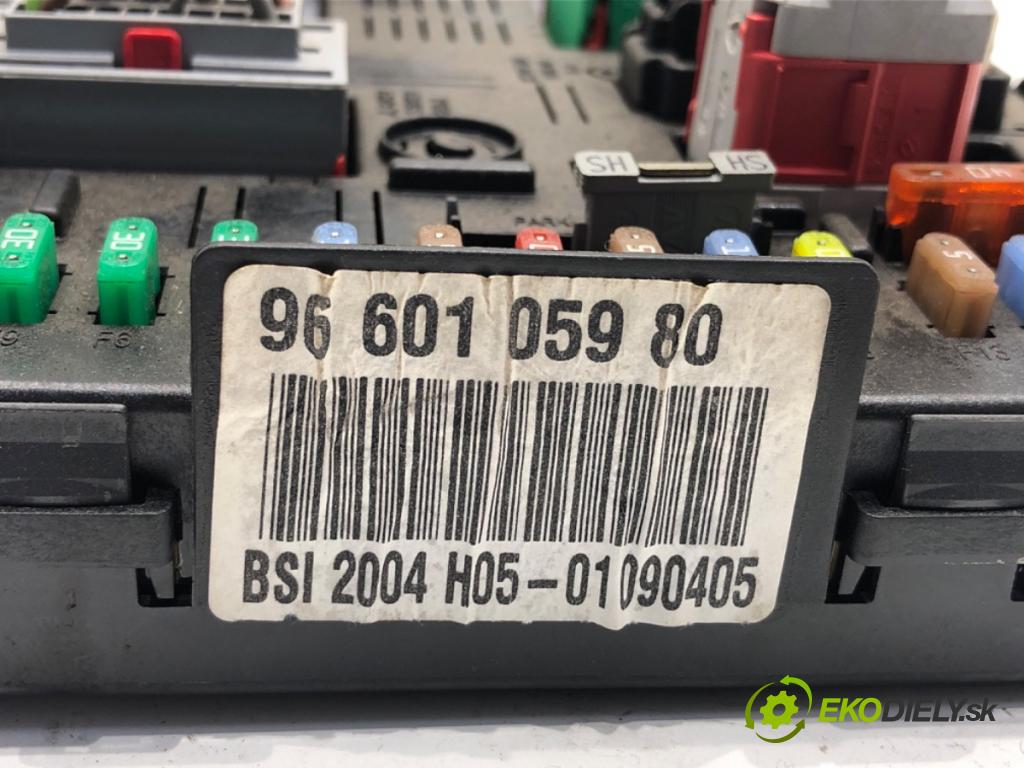 CITROEN C5 II (RC_) 2004 - 2022    1.8 16V (RC6FZB) 85 kW [116 KM] benzyna 2004 - 2005  modul BSI 9660105980 (Pojistkové skříňky)